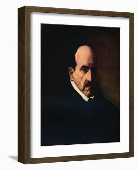 'Portrait of Don Luis de Gongora', 1622 (1931)-Diego Velasquez-Framed Giclee Print