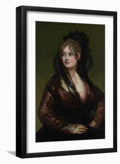 Portrait of Doña Isabel De Porcel, before 1805-Francisco de Goya-Framed Giclee Print
