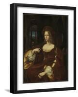 Portrait of Doña Isabel de Requesens y Enríquez de Cardona-Anglesola, c.1518-Giulio Romano-Framed Giclee Print