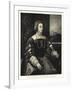 Portrait of Dona Isabella of Portugal, Consort of Charles V-Titian (Tiziano Vecelli)-Framed Giclee Print