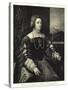 Portrait of Dona Isabella of Portugal, Consort of Charles V-Titian (Tiziano Vecelli)-Stretched Canvas