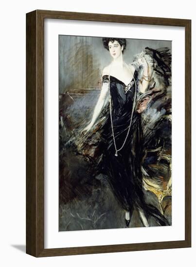 Portrait of Donna Franca Florio, 1924-Giovanni Boldini-Framed Giclee Print