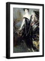 Portrait of Donna Franca Florio, 1924-Giovanni Boldini-Framed Giclee Print