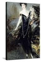 Portrait of Donna Franca Florio, 1924-Giovanni Boldini-Stretched Canvas