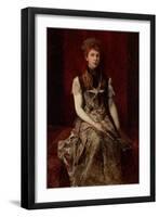 Portrait of Dora Fournier-Gabillon, Ca 1879-Hans Makart-Framed Giclee Print