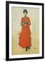 Portrait of Dora Lamm-Carl Larsson-Framed Giclee Print