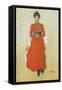 Portrait of Dora Lamm-Carl Larsson-Framed Stretched Canvas