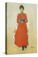 Portrait of Dora Lamm-Carl Larsson-Stretched Canvas