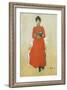 Portrait of Dora Lamm-Carl Larsson-Framed Giclee Print