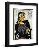 Portrait of Dora Maar, c.1937-Pablo Picasso-Framed Art Print