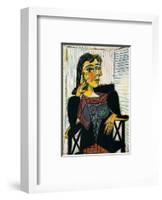 Portrait of Dora Maar, c.1937-Pablo Picasso-Framed Art Print