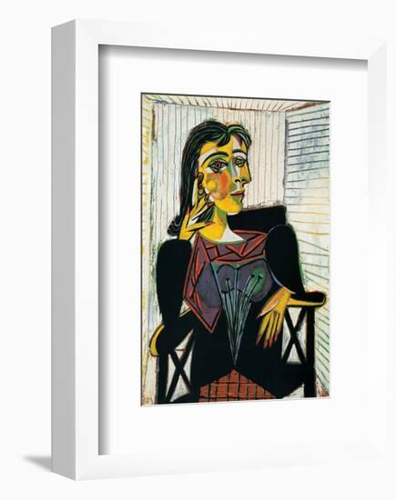 Portrait of Dora Maar, c.1937-Pablo Picasso-Framed Art Print