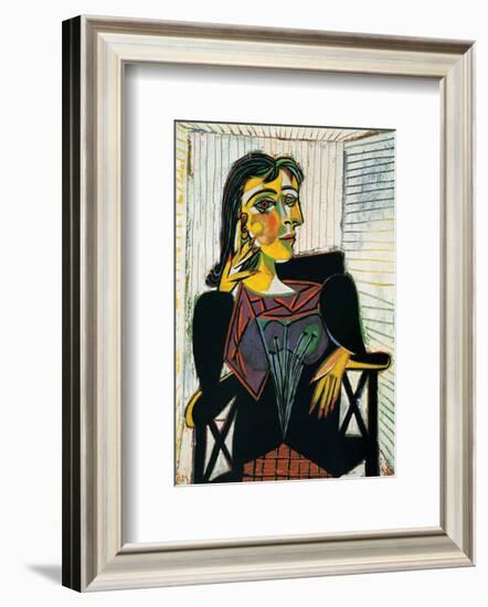 Portrait of Dora Maar, c.1937-Pablo Picasso-Framed Art Print