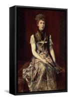 Portrait of Dora Von Makart-Hans Makart-Framed Stretched Canvas