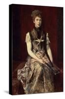 Portrait of Dora Von Makart-Hans Makart-Stretched Canvas