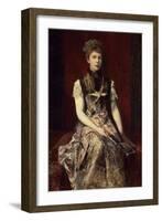 Portrait of Dora Von Makart-Hans Makart-Framed Giclee Print