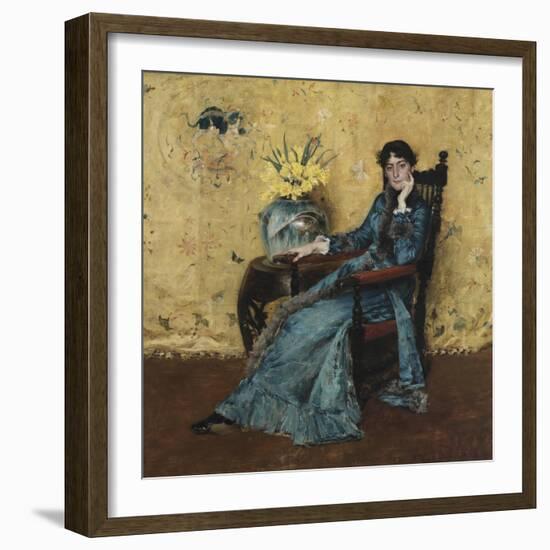 Portrait Of Dora Wheeler-William Merritt Chase-Framed Giclee Print