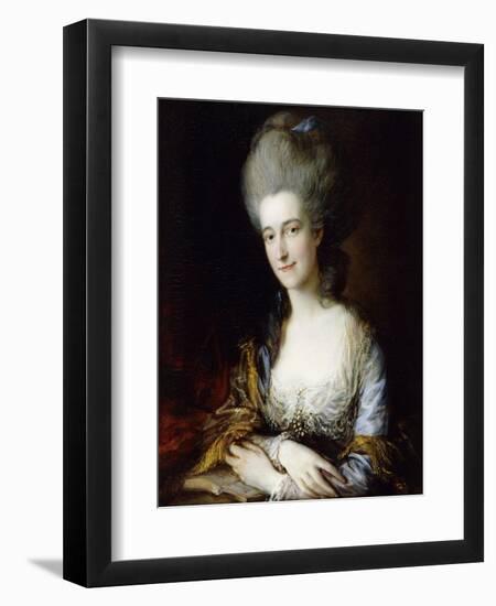 Portrait of Dorothea-Thomas Gainsborough-Framed Giclee Print