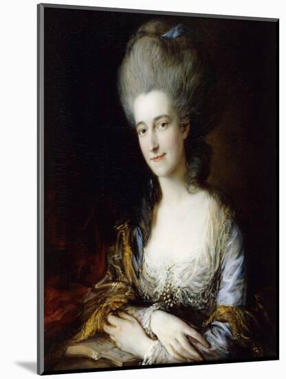 Portrait of Dorothea-Thomas Gainsborough-Mounted Giclee Print