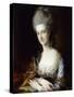 Portrait of Dorothea-Thomas Gainsborough-Stretched Canvas