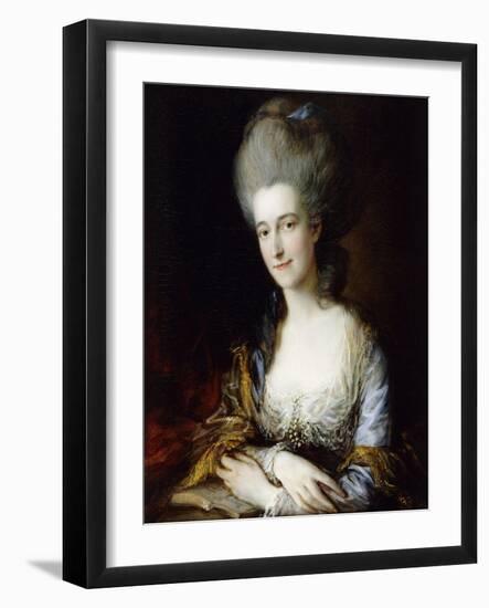 Portrait of Dorothea-Thomas Gainsborough-Framed Giclee Print