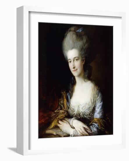 Portrait of Dorothea-Thomas Gainsborough-Framed Giclee Print