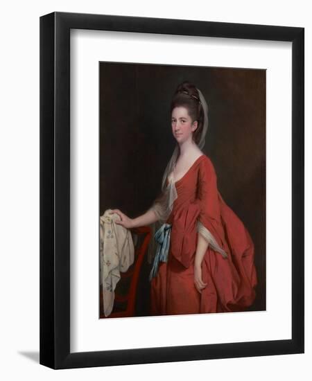 Portrait of Dorothy Beridge, Nèe Gladwin (D.1792) 1777-Joseph Wright of Derby-Framed Giclee Print