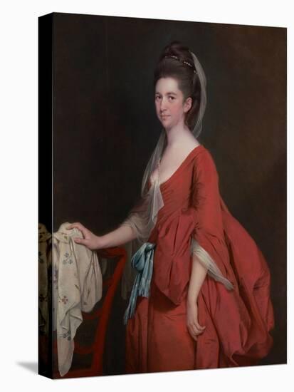 Portrait of Dorothy Beridge, Nèe Gladwin (D.1792) 1777-Joseph Wright of Derby-Stretched Canvas