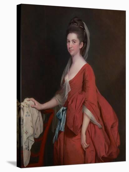 Portrait of Dorothy Beridge, Nèe Gladwin (D.1792) 1777-Joseph Wright of Derby-Stretched Canvas