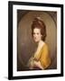 Portrait of Dorothy Hodges, Half Length, in a Yellow Dress-Joseph Wright of Derby-Framed Giclee Print