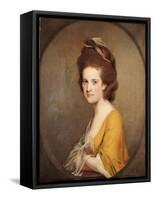 Portrait of Dorothy Hodges, Half Length, in a Yellow Dress-Joseph Wright of Derby-Framed Stretched Canvas