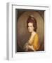 Portrait of Dorothy Hodges, Half Length, in a Yellow Dress-Joseph Wright of Derby-Framed Giclee Print