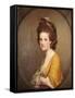 Portrait of Dorothy Hodges, Half Length, in a Yellow Dress-Joseph Wright of Derby-Framed Stretched Canvas