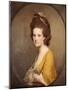 Portrait of Dorothy Hodges, Half Length, in a Yellow Dress-Joseph Wright of Derby-Mounted Giclee Print
