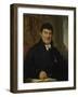 Portrait of Dr. Cornelis Hendrik a Roy-Jan Adam Kruseman-Framed Art Print