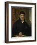 Portrait of Dr. Cornelis Hendrik a Roy-Jan Adam Kruseman-Framed Art Print