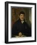 Portrait of Dr. Cornelis Hendrik a Roy-Jan Adam Kruseman-Framed Art Print