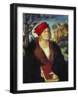 Portrait of Dr, Cuspinian, Ca, 1502-03-Lucas Cranach the Elder-Framed Giclee Print