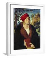 Portrait of Dr, Cuspinian, Ca, 1502-03-Lucas Cranach the Elder-Framed Giclee Print