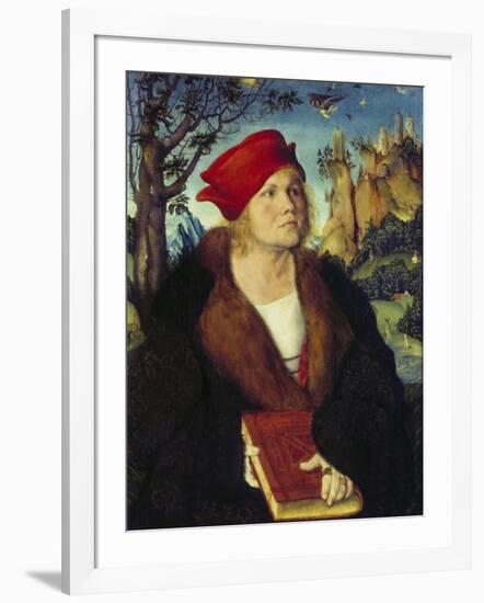 Portrait of Dr, Cuspinian, Ca, 1502-03-Lucas Cranach the Elder-Framed Giclee Print