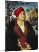 Portrait of Dr, Cuspinian, Ca, 1502-03-Lucas Cranach the Elder-Mounted Giclee Print