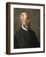 Portrait of Dr. Edward J. Nolan, C.1900 (Oil on Canvas)-Thomas Cowperthwait Eakins-Framed Giclee Print