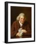 Portrait of Dr Erasmus Darwin (1731-1802) Scientist, Inventor, Poet, Grandfather of Charles Darwin-Joseph Wright of Derby-Framed Giclee Print