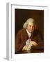 Portrait of Dr Erasmus Darwin (1731-1802) Scientist, Inventor, Poet, Grandfather of Charles Darwin-Joseph Wright of Derby-Framed Giclee Print