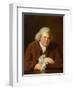 Portrait of Dr Erasmus Darwin (1731-1802) Scientist, Inventor, Poet, Grandfather of Charles Darwin-Joseph Wright of Derby-Framed Giclee Print