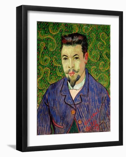 Portrait of Dr. Felix Rey, c.1889-Vincent van Gogh-Framed Giclee Print