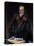 Portrait of Dr. Francisco De Pisa-El Greco-Stretched Canvas