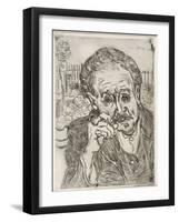 Portrait of Dr. Gachet (Auvers-Sur-Oise), May 15, 1890-Vincent van Gogh-Framed Giclee Print