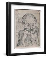 'Portrait of Dr. Gachet', c.1890, (1946)-Vincent van Gogh-Framed Giclee Print