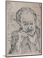 'Portrait of Dr. Gachet', c.1890, (1946)-Vincent van Gogh-Mounted Giclee Print